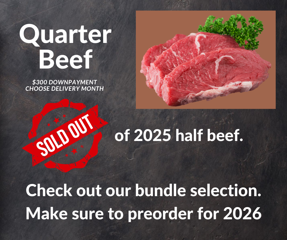 Beef; Quarter by Hanging Weight