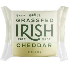 Cheddar - 6 Month Aged Mature Grassfed Irish Cheddar Cuts (McCalls)