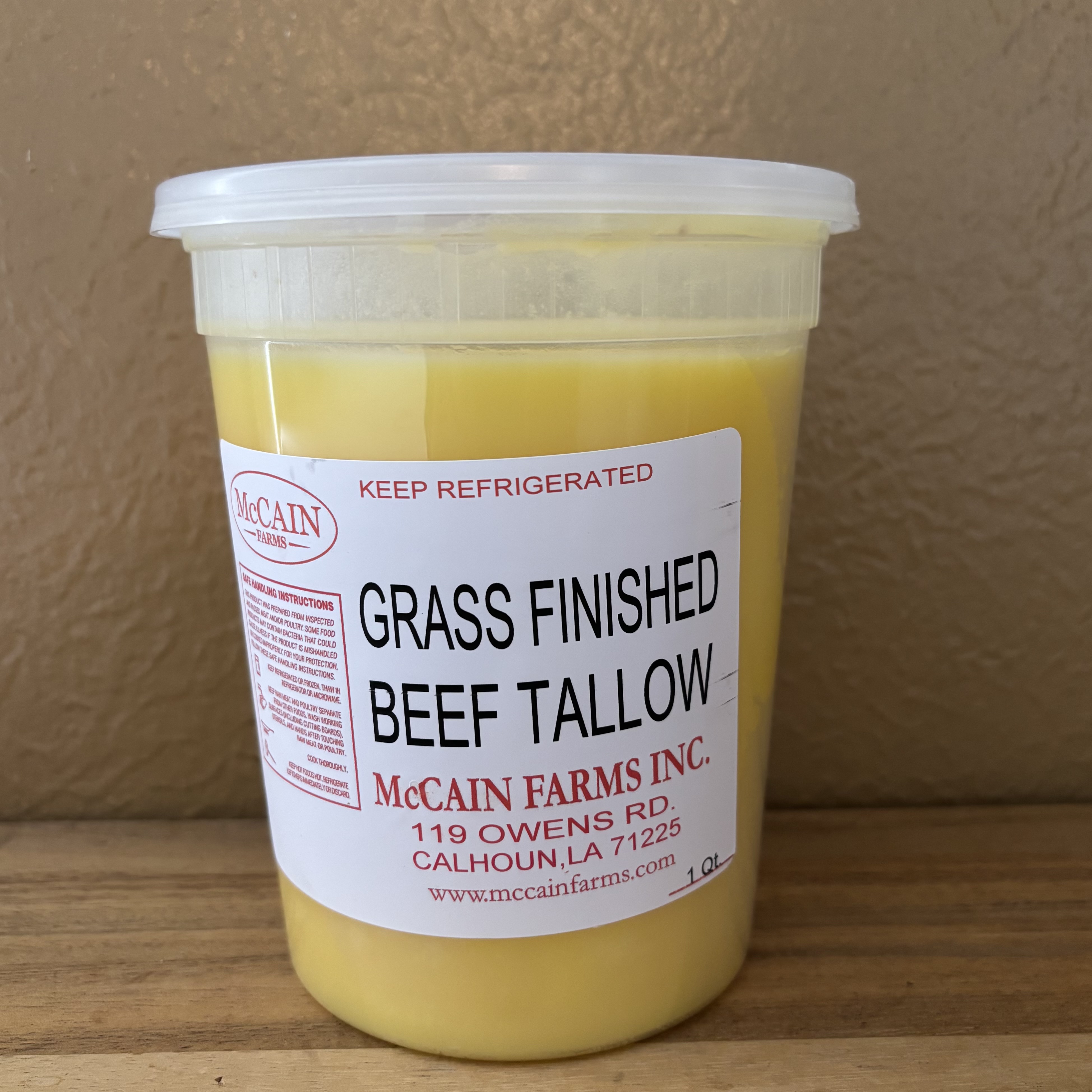 McCain - Beef Tallow Grass Finished