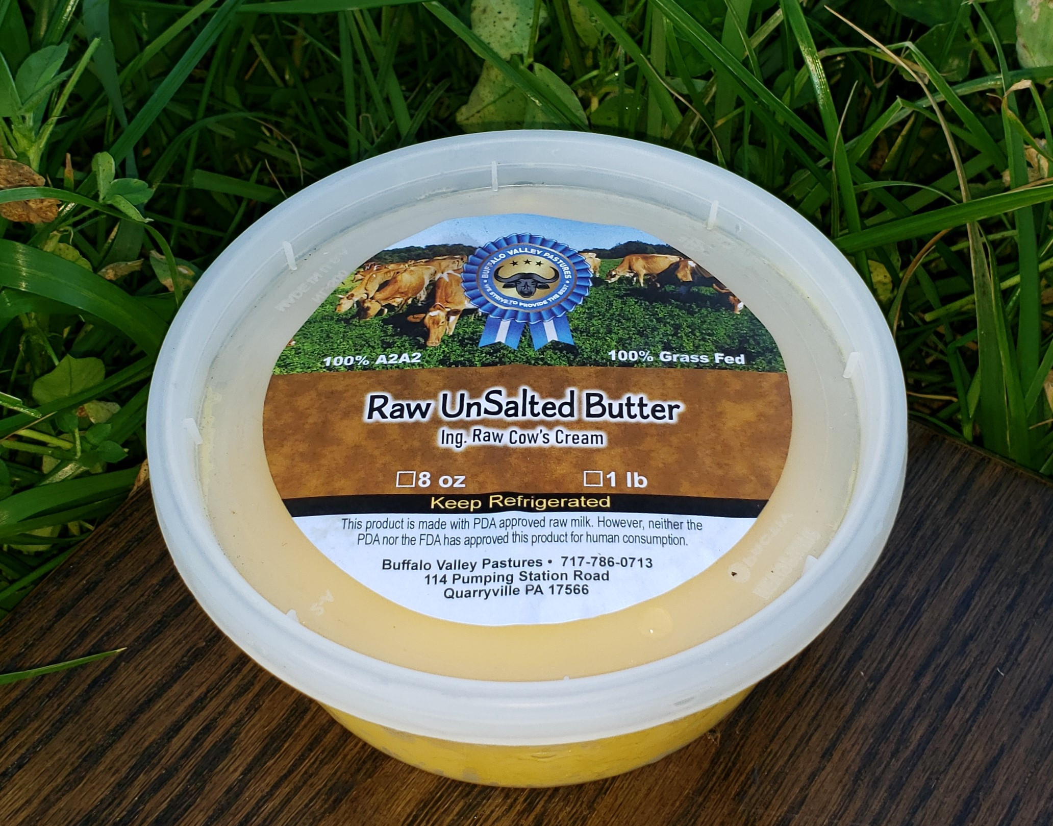 A2 Salted Spring Butter 1 lb Frozen