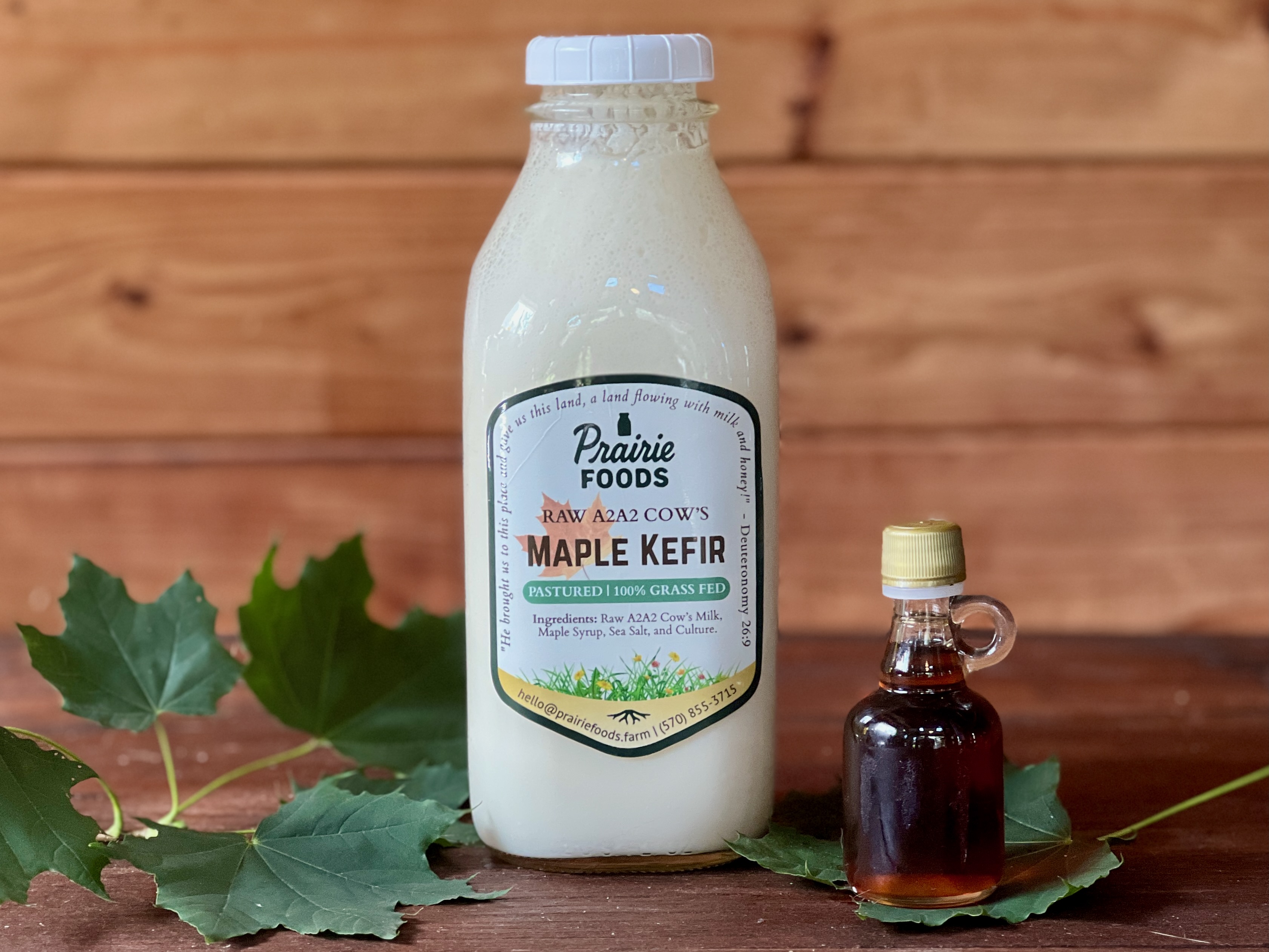 Maple Kefir, 1 quart (Glass)