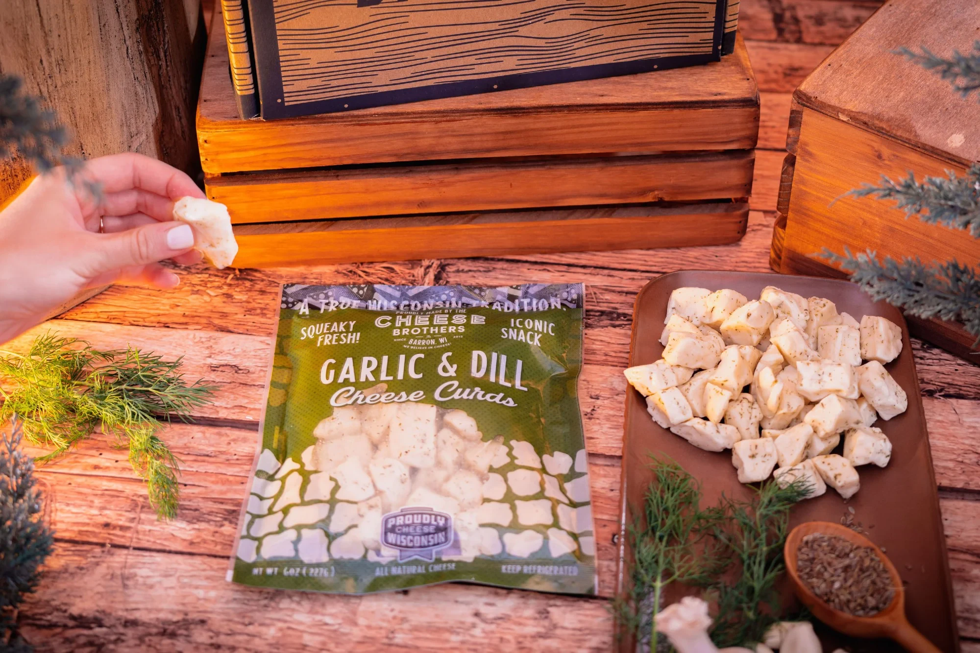 Garlic & Dill Cheese Curds