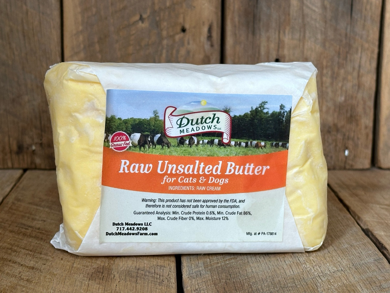 Raw Unsalted Butter (Free with 50.00+ order)