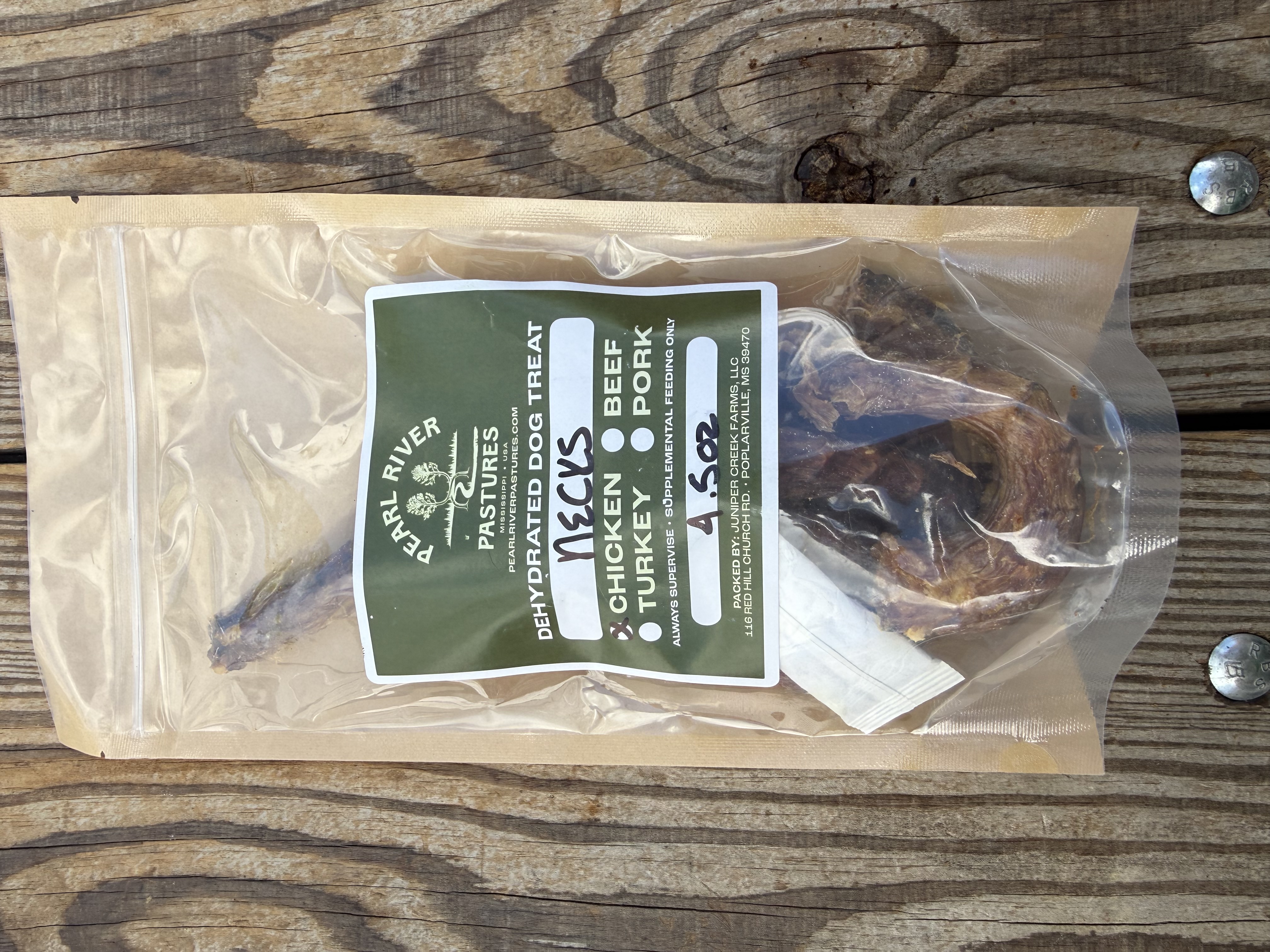 Dehydrated Chicken Necks