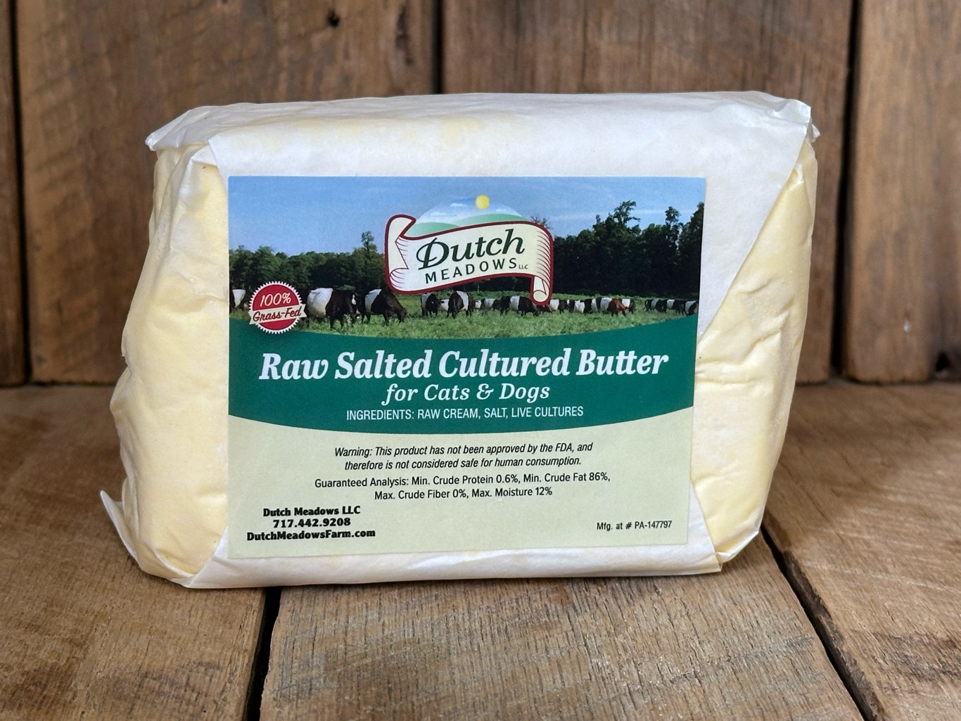 4 Pk Raw Salted Cultured Butter