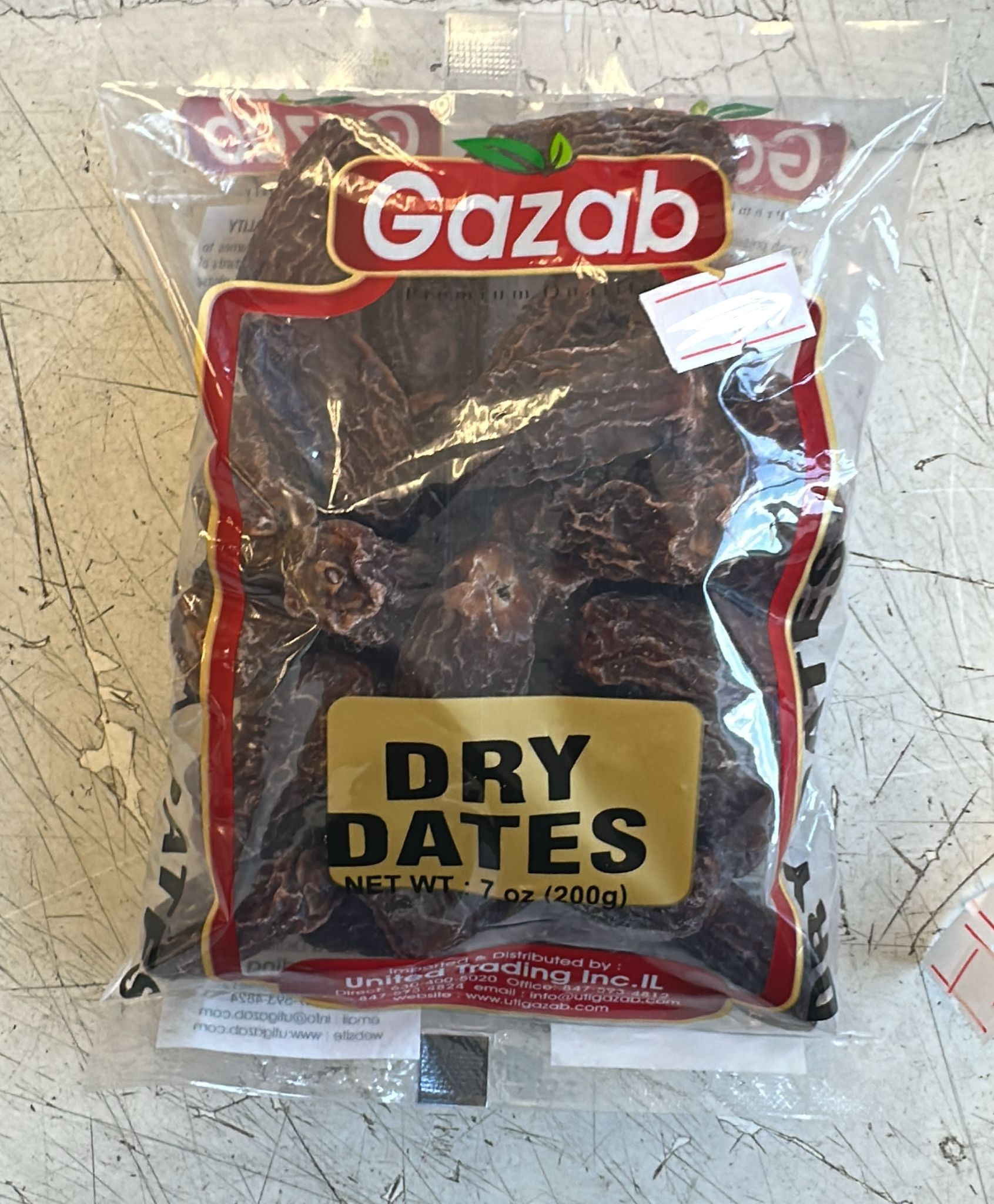 GAZAB DRY DATES 20x200G