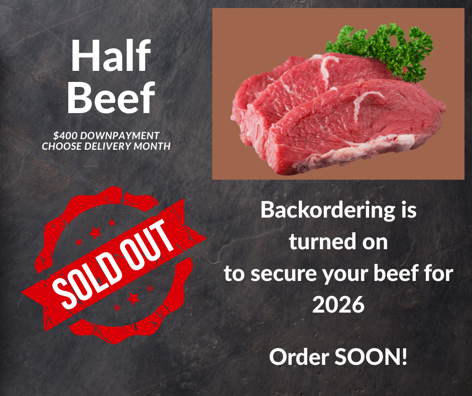 Beef; Half by Hanging weight