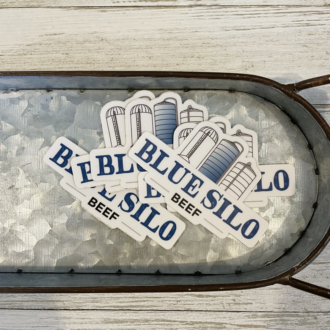 Blue Silo Beef Sticker
