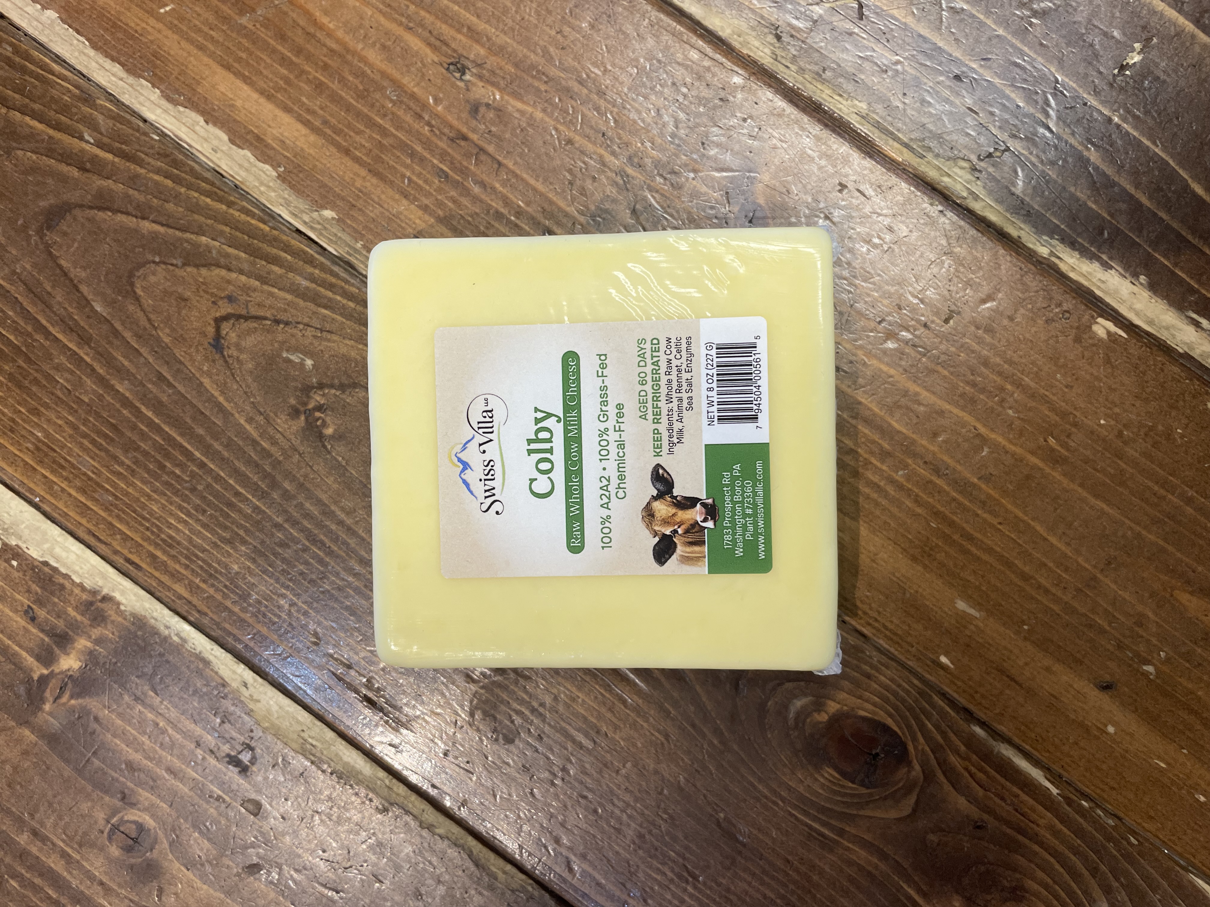 Colby - Raw Milk Cow Cheese