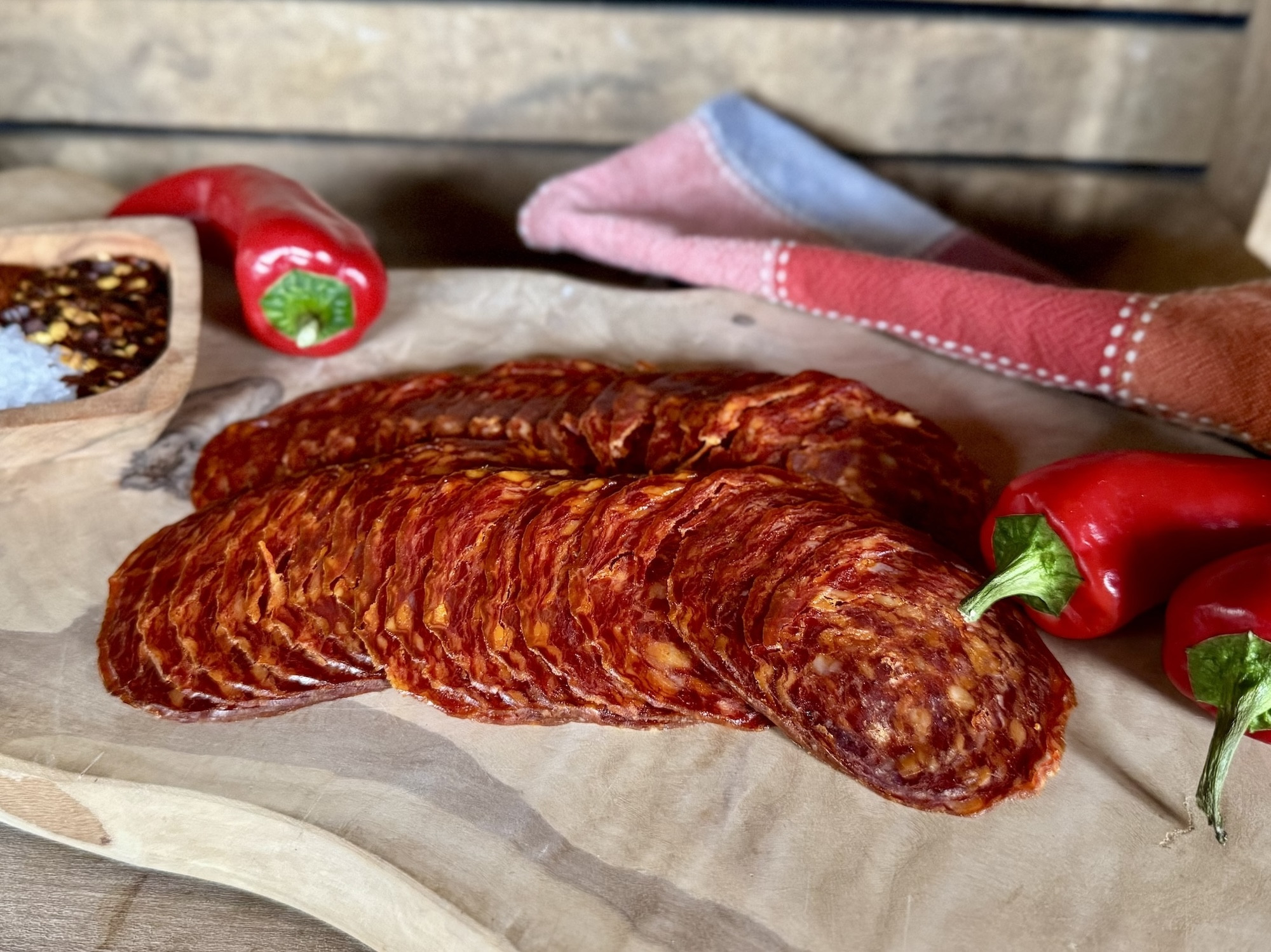 Sliced Pork Pepperoni Salami