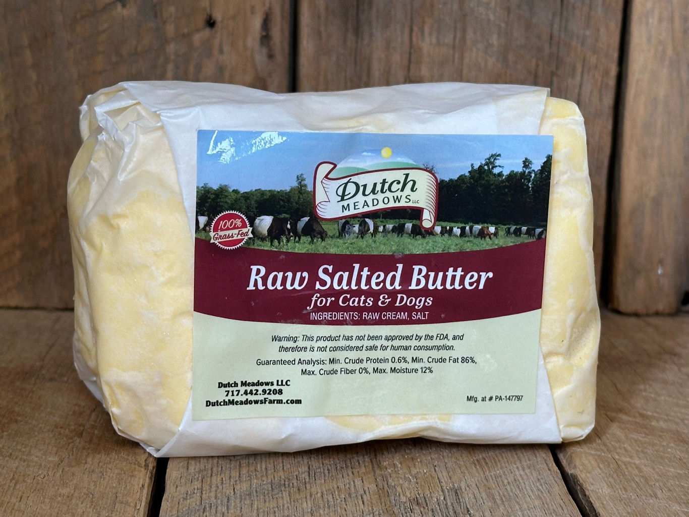 8 Pk Raw Salted Butter