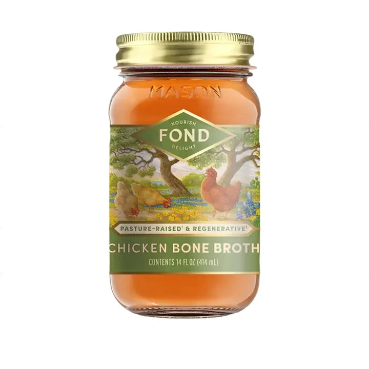 Regenerative Pasture-Raised Chicken Bone Broth