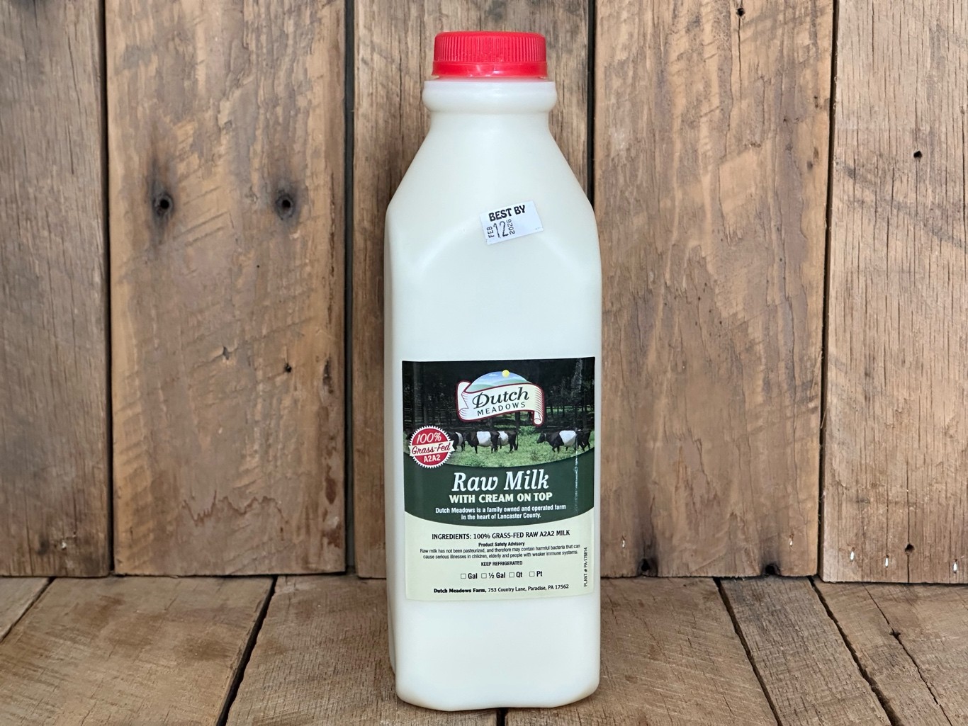 Quart Raw Milk (A2A2)