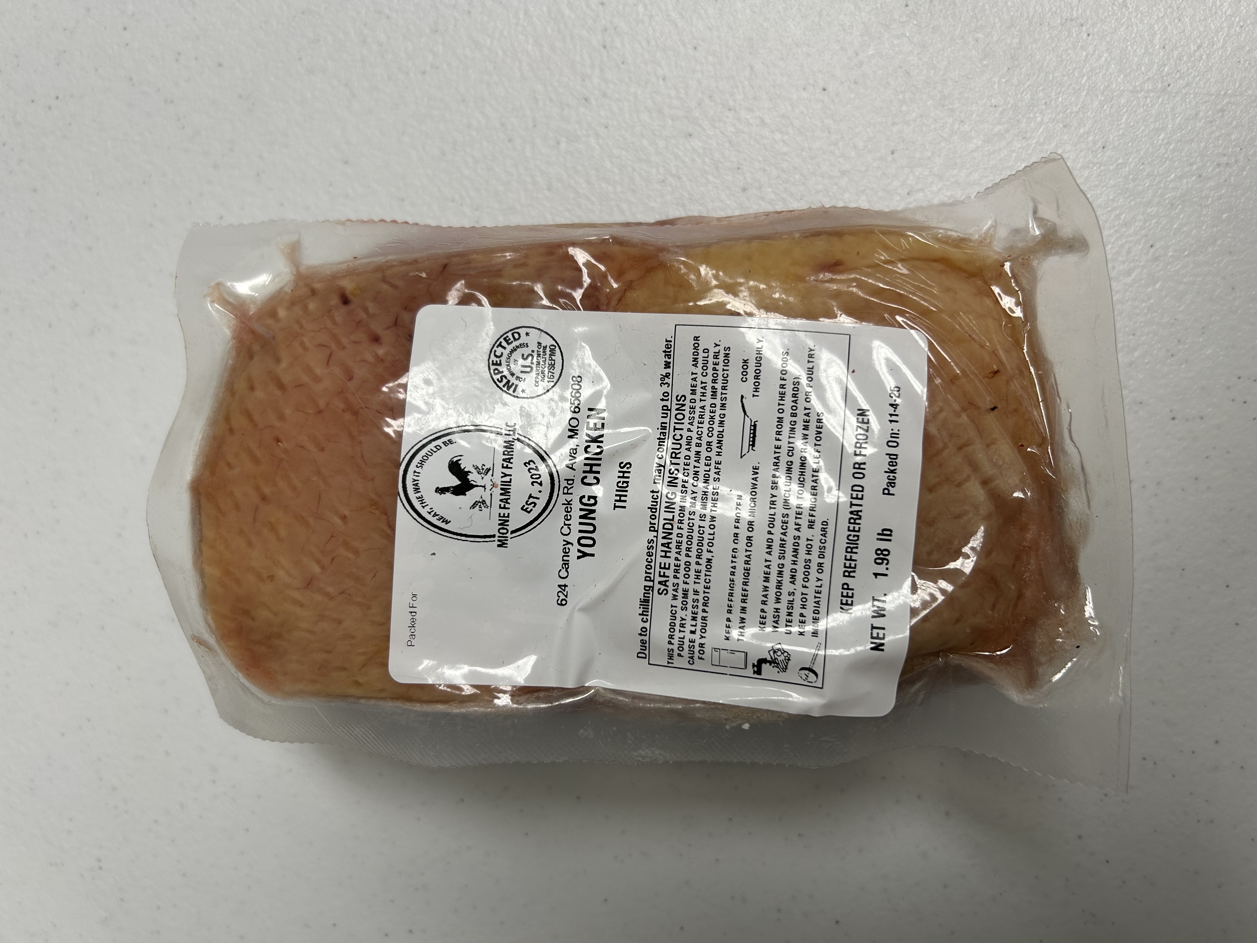 USDA - Chicken Thighs