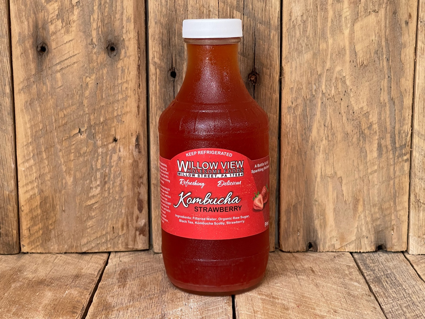 Strawberry Kombucha