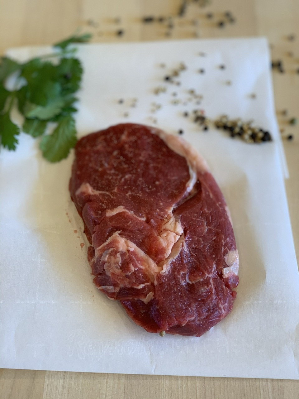 Beef Ribeye - Boneless Steak 100% Grass-Fed, Grass-Finished