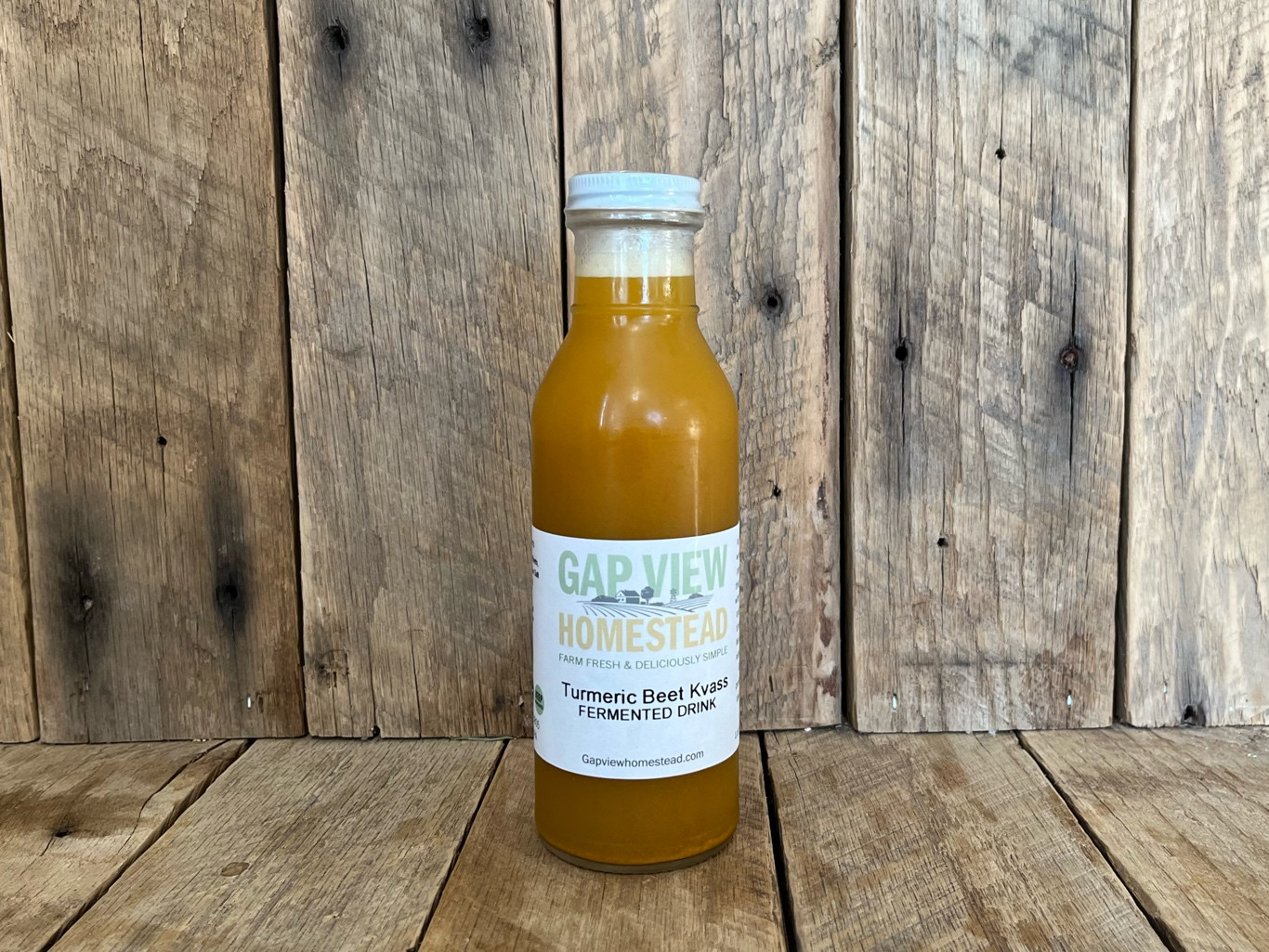 12 oz. Fermented Turmeric Beet Kvass
