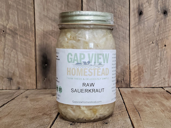 Raw Fermented Sauerkraut - PINT