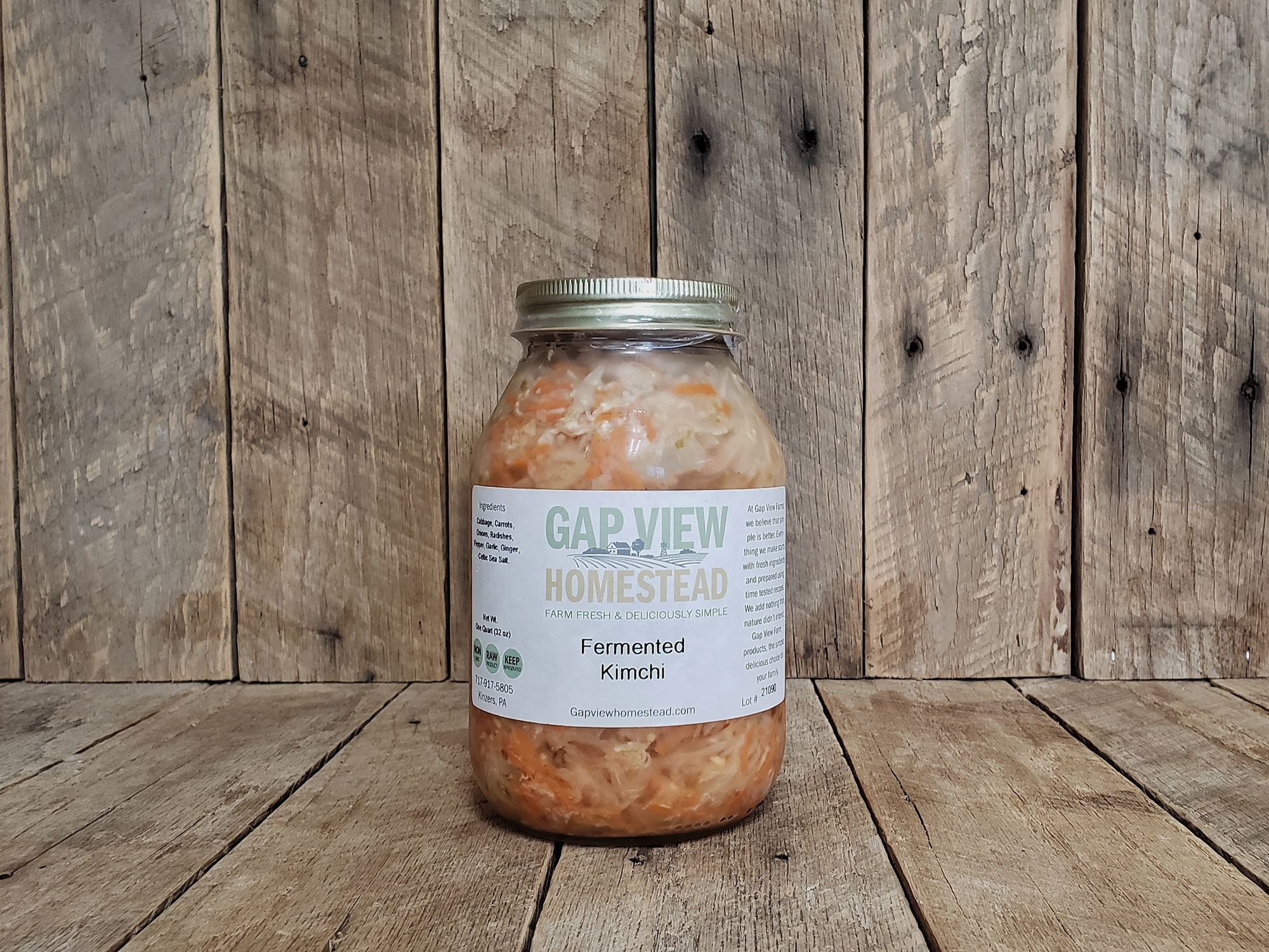 Qt Fermented Kimchi (Korean Sauerkraut)