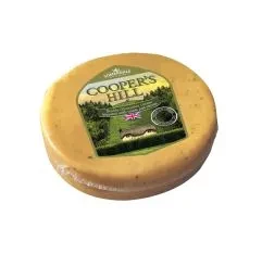 Cheddar - Double Gloucester with Chive And Onions Wheel (Cooper's Hill)