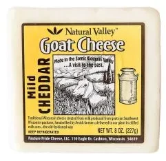 Cheddar - Goat Milk Mild Cheddar Cuts (Natural Valley)