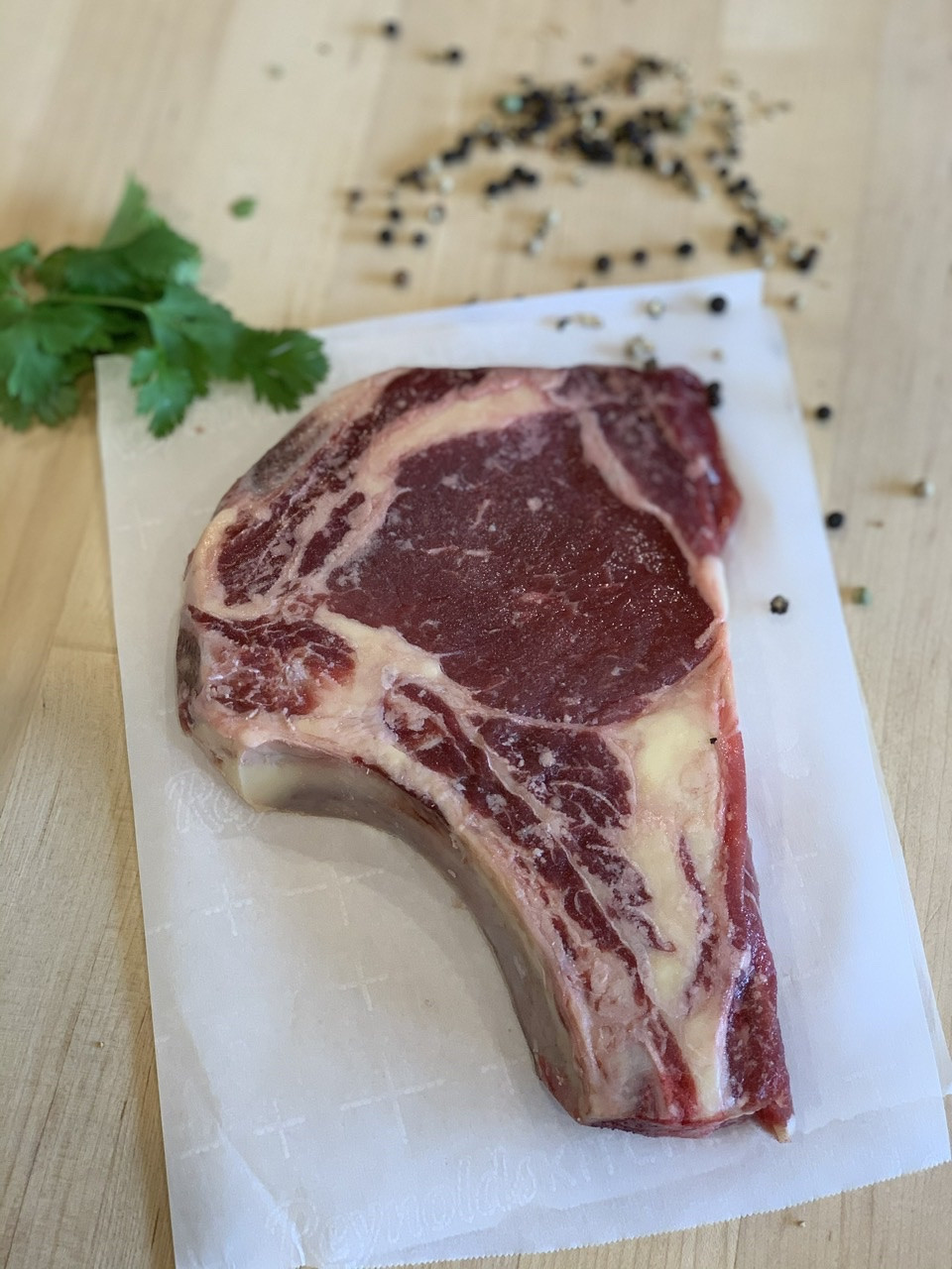 Beef Ribeye - Bone-In 100% Grass-Fed, Grass-Finished