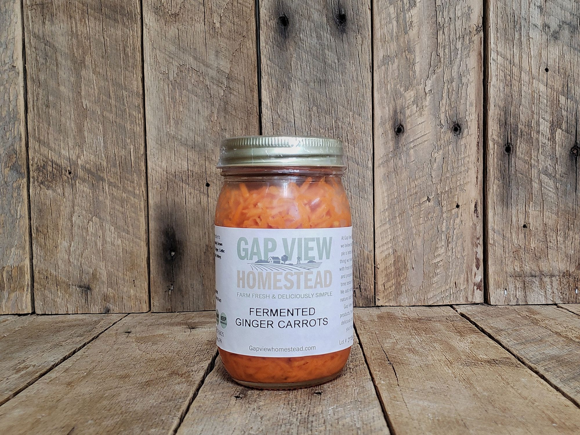 Pt. Fermented Ginger Carrots