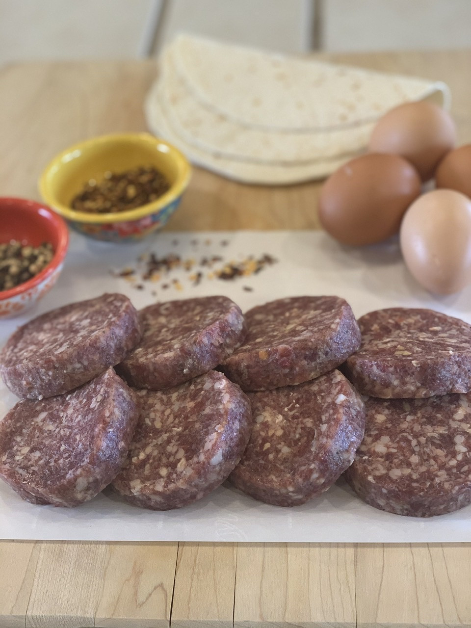 Beef Breakfast Sausage Patties (O-Spicy) x8