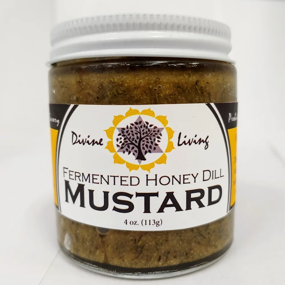 Divine Living Fermented Honey Dill Mustard