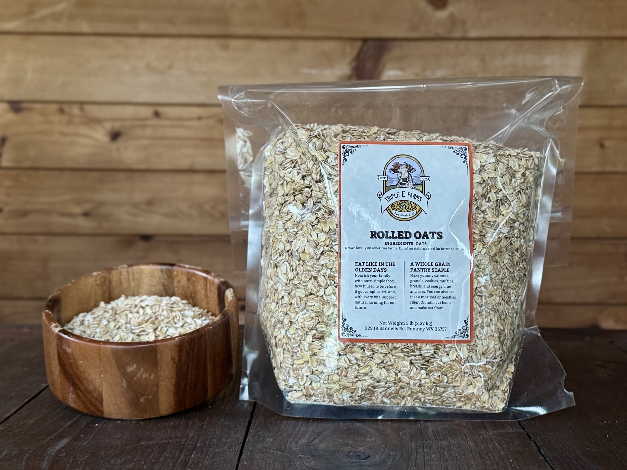 5lb - Rolled Oats