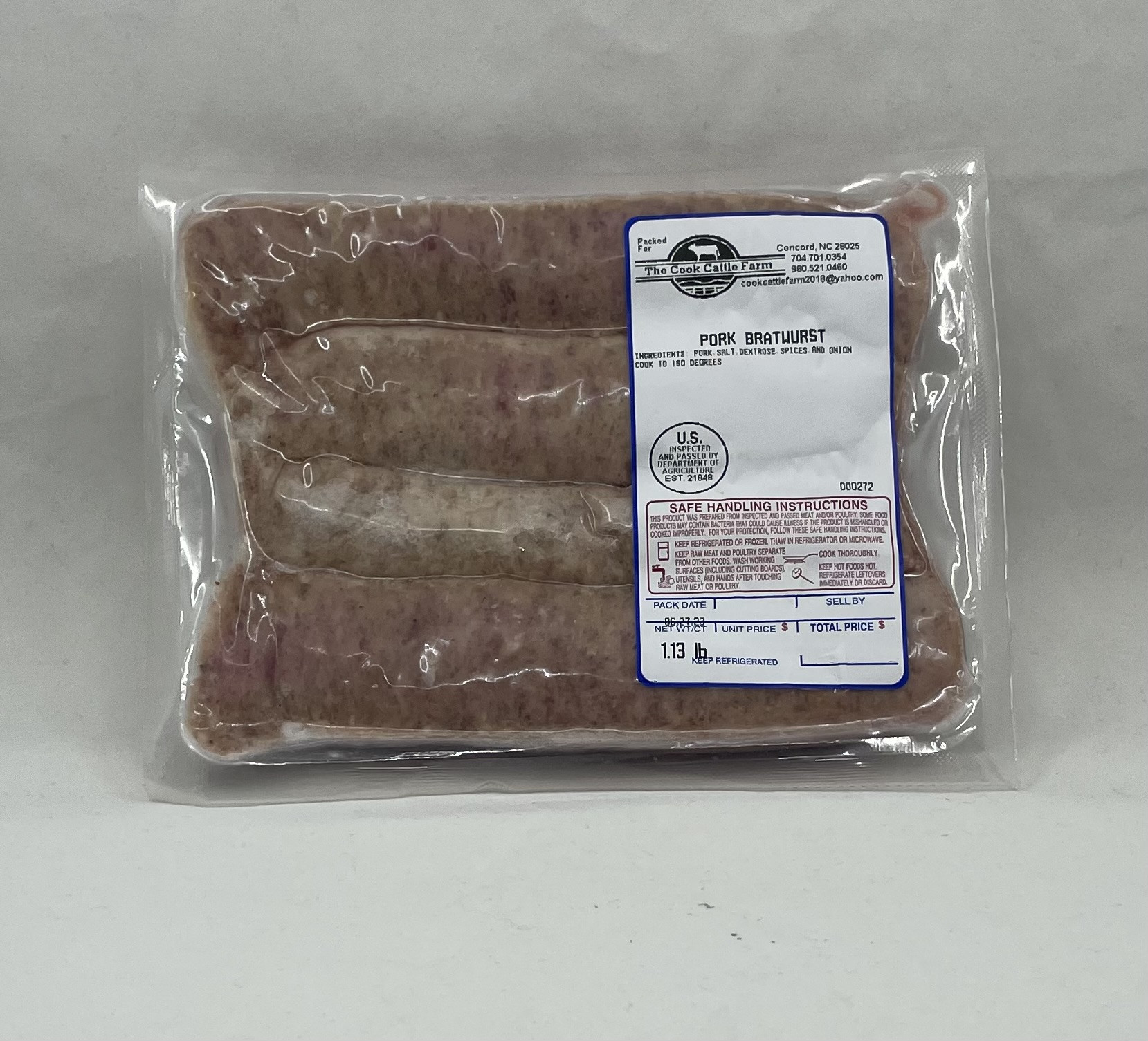 Pork Bratwurst
