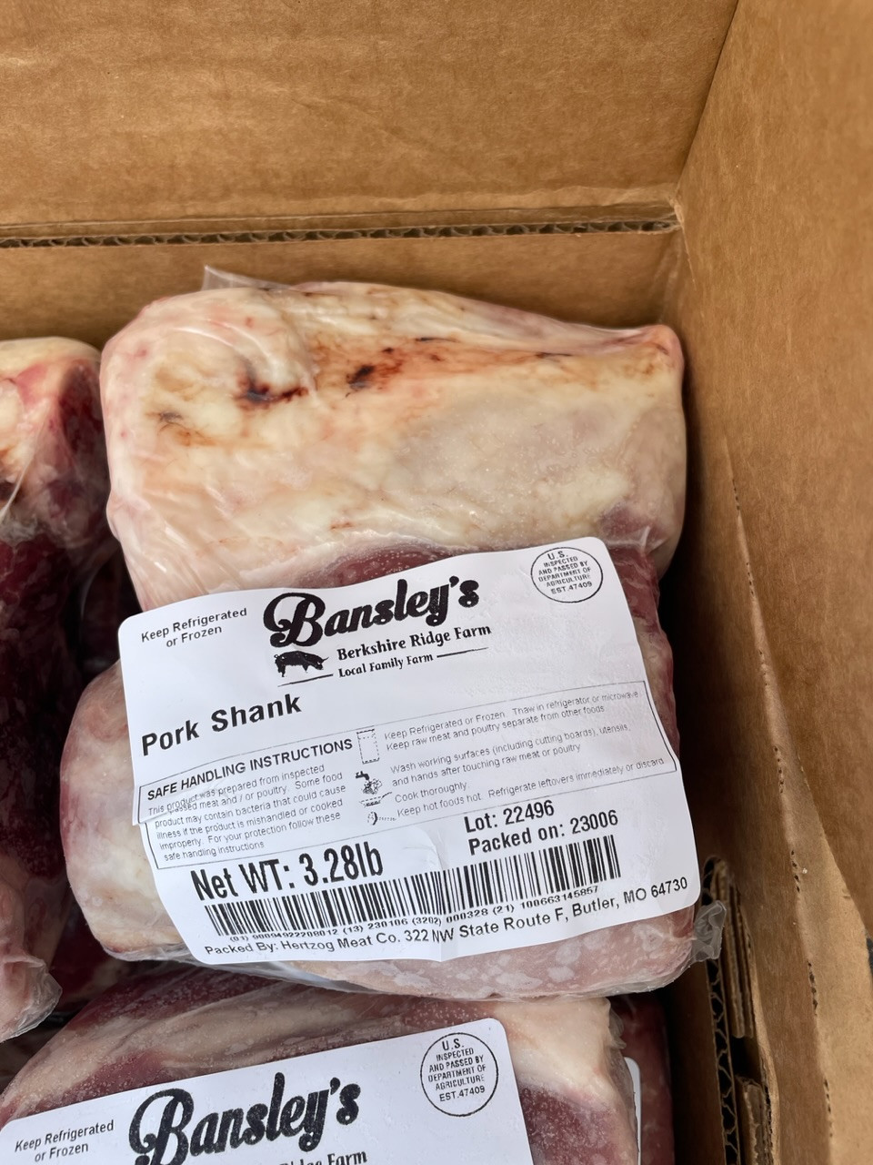 Pork Shank - Fresh