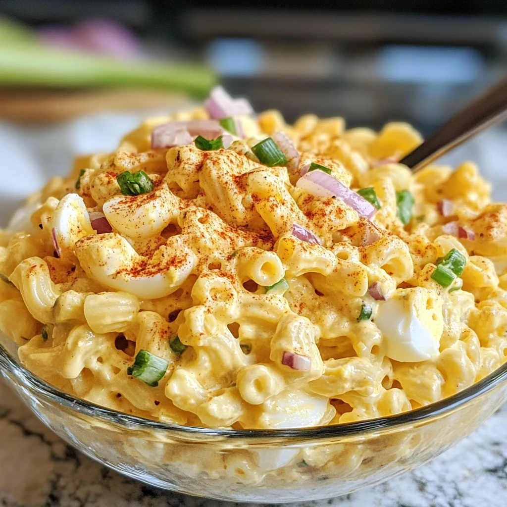 Deviled Egg Pasta Salad