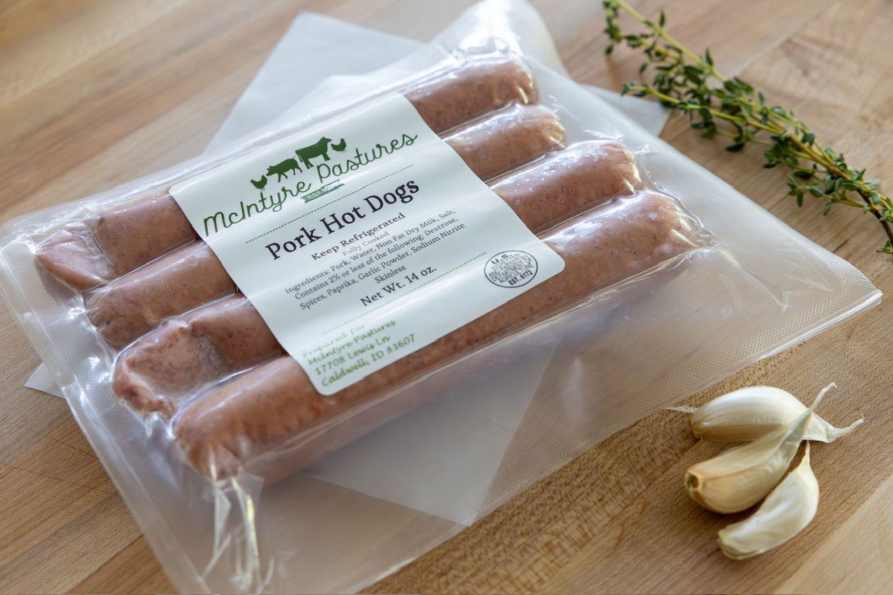 Hot dogs, skinless