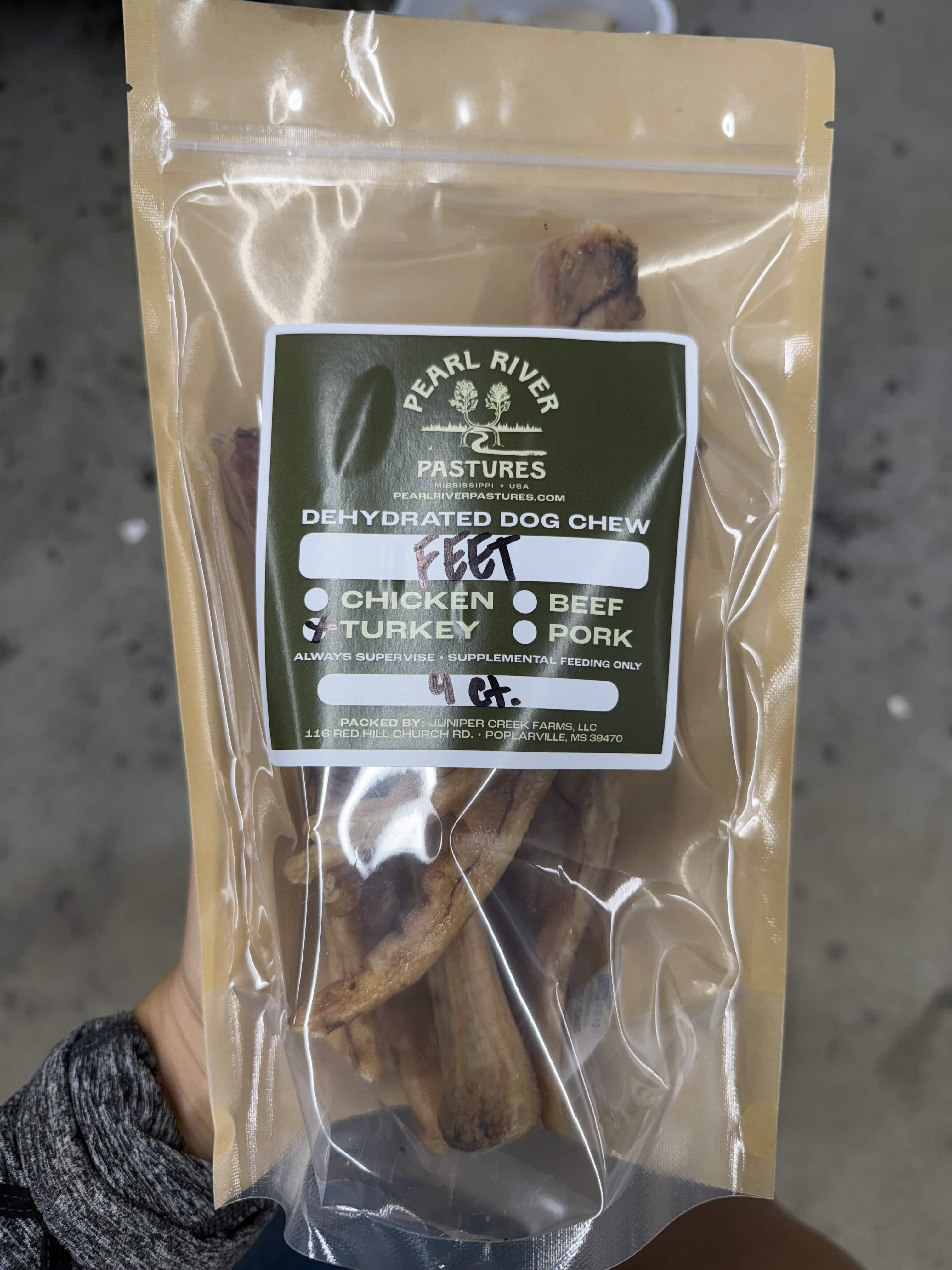 Dehydrated Turkey Feet