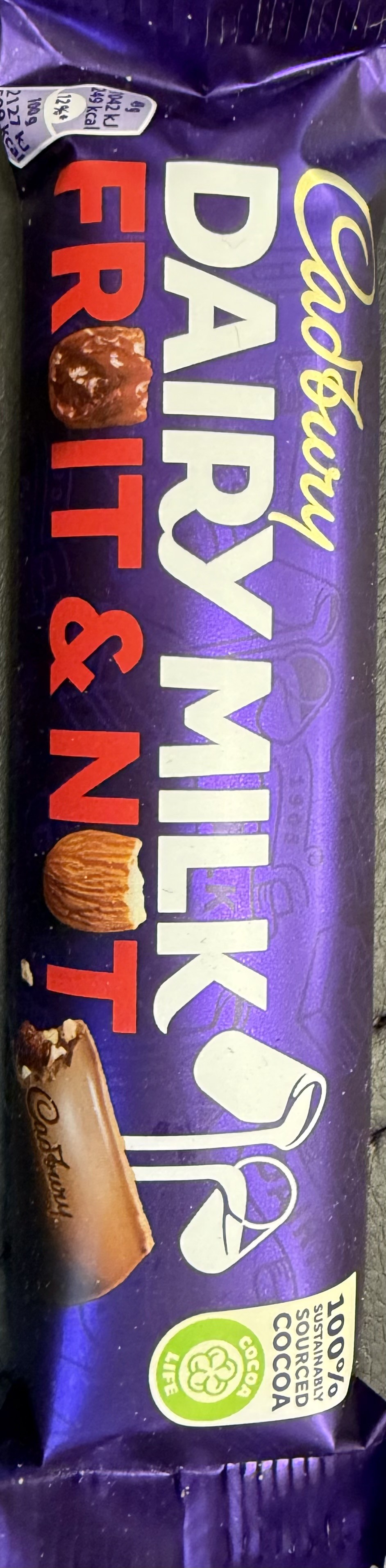 CADBURY DAIRY MILK FRUIT & NUT