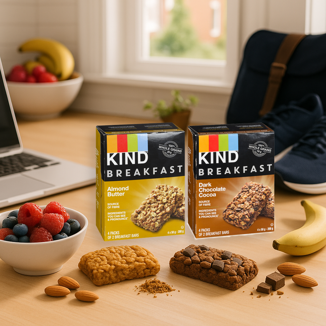 Start Your Morning Right with Kind Breakfast Bars: Wholesome Nutrition for Busy Canadians