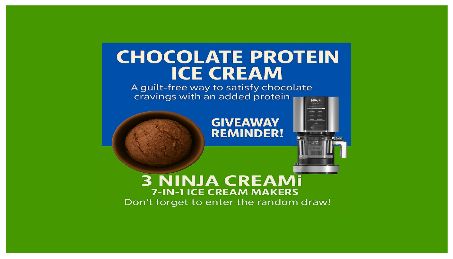 Chocolate Protein Ice Cream Recipe: Guilt-Free Indulgence + Giveaway
