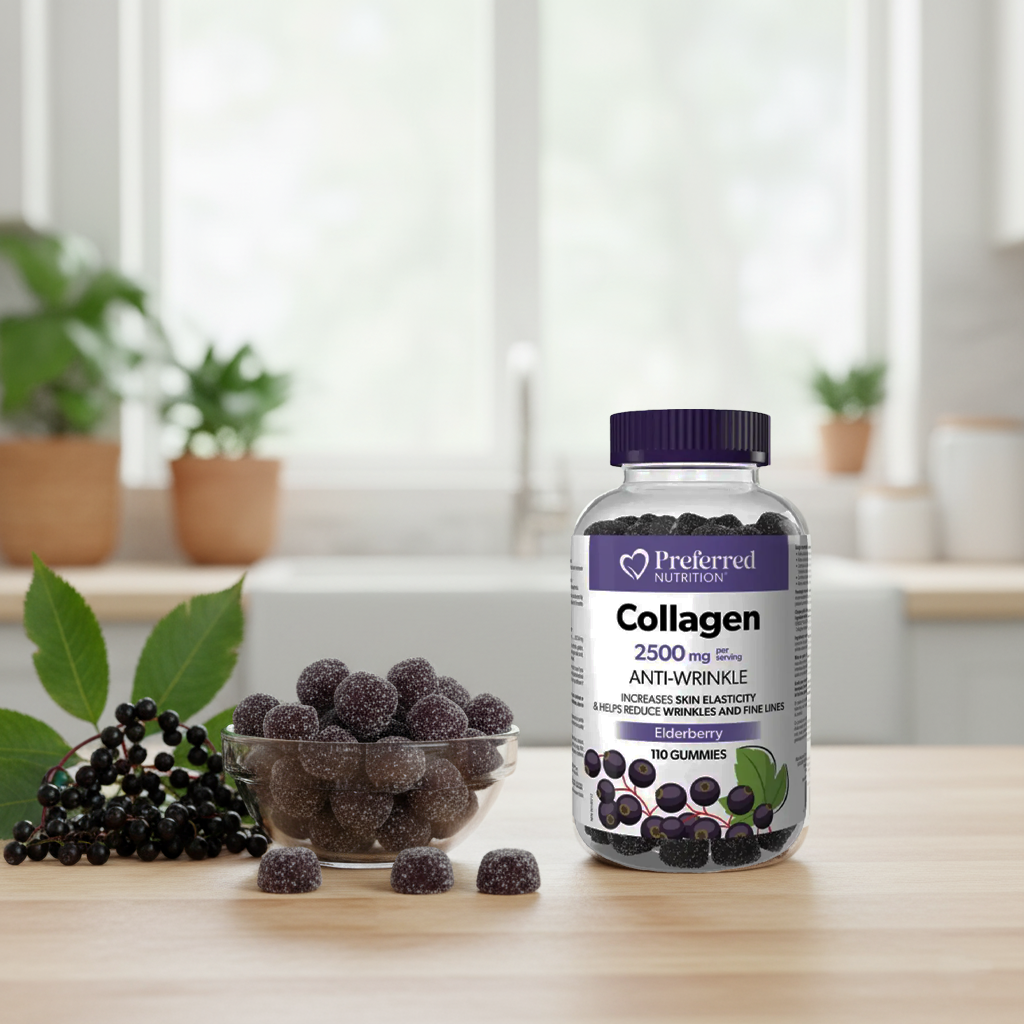 Beauty Meets Wellness: Collagen + Elderberry Gummies for Radiant Skin and Immune Support