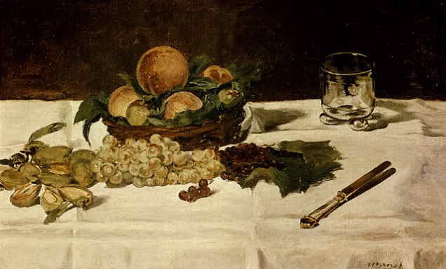 Grapes, Peaches and Almonds (Edouard Manet)