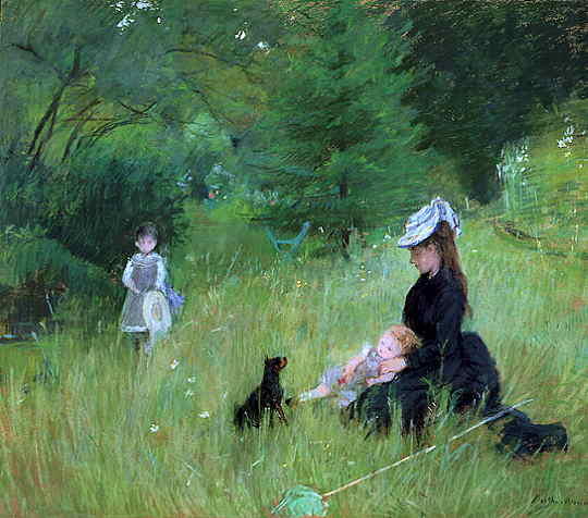 In a Park (Berthe Morisot)