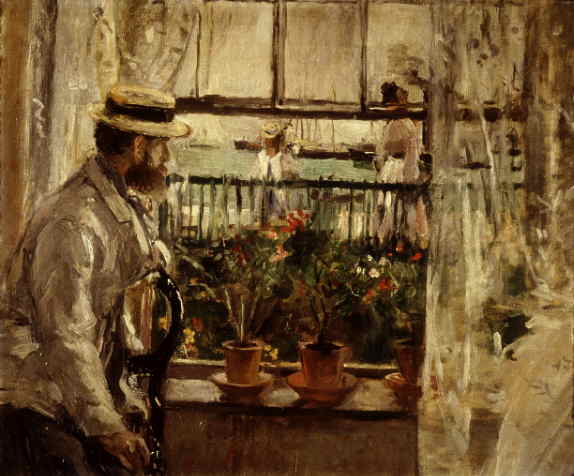 Eugène Manet on the Isle of Wight (Berthe Morisot)