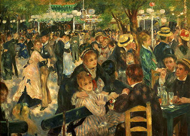 Dance at the Moulin de la Galette (Pierre Auguste Renoir)