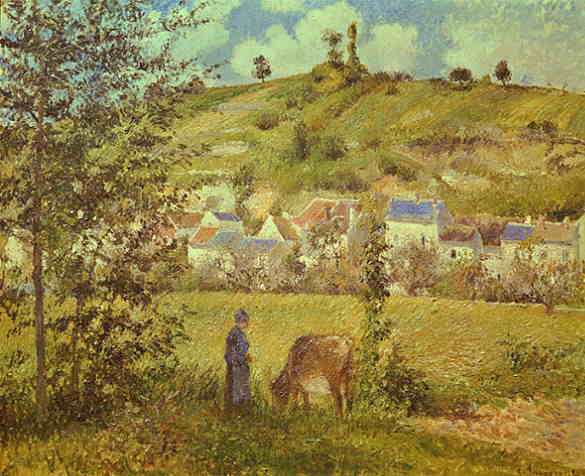 Landscape at Chaponval (Camille Pissarro)