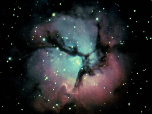 Optical Photo of M20, the Trifid Nebula