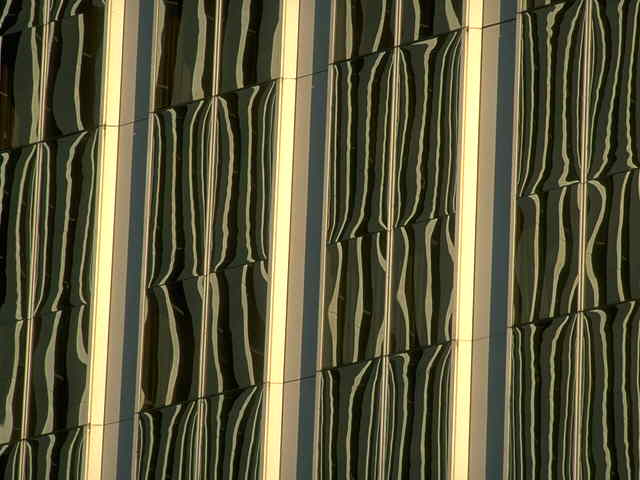 Reflections in Office Building Windows