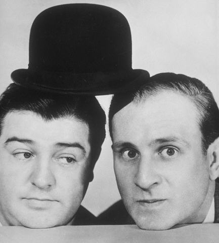 Abbott & Costello (Lou Costello:1906-1959, Bud Abbott:1895-1974)