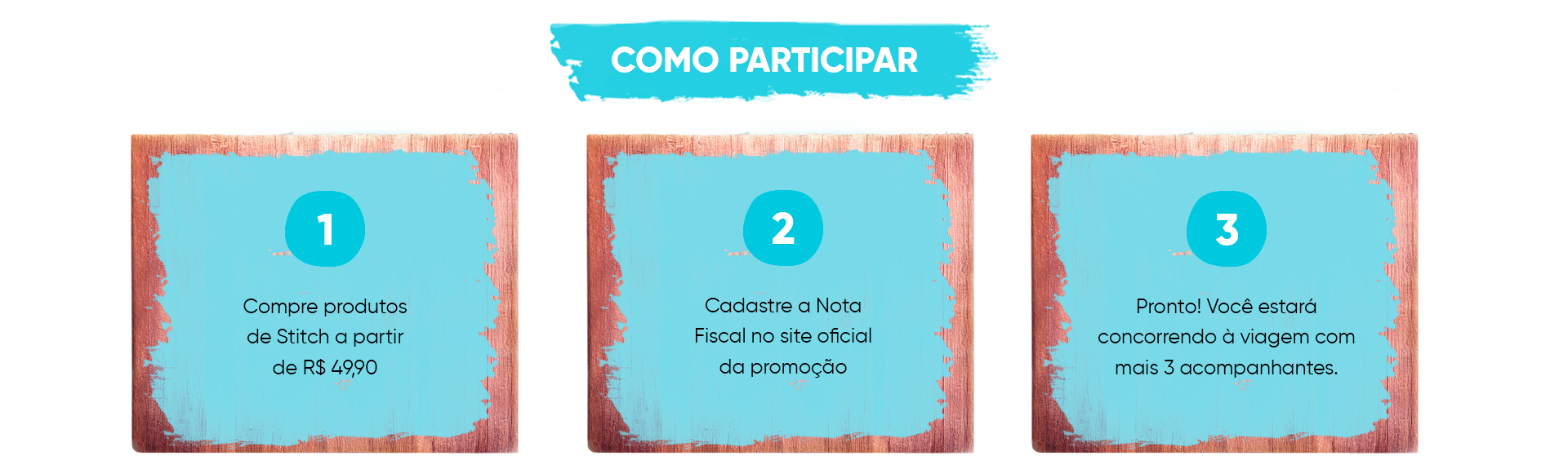 Banner Stitch botão participar