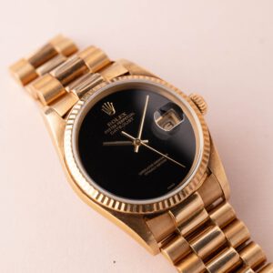 1984 Rolex 16018 Onyx Datejust - Gold Unpolished - Image 2