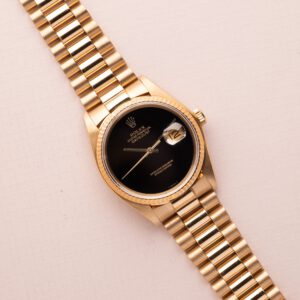 1979 Rolex 16018 Gold Date-Just Onyx Stone Dial - Image 2